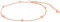 CERSLIMO Armband Rosegold, Sterling Silber 925 Rose Vergoldet Ball Armband 16cm Basic Einfache für Frauen Mädchen Damen Schwester Freundin