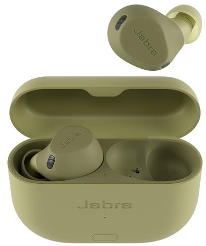 Jabra Elite 8 Active Gen 2 Wireless Bluetooth Earbuds, Sweatproof, Waterproof, LE Audio Smart Case, Secure In-ear fit, HearThrough mode, Adaptive Hybrid ANC and up to 56 hrs battery life – Olive