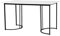 Merax 140 x 80cm Esstisch (1-St),Küchentisch, Gestell aus Metall Rechteckiger Esstisch aus Moderner Marmormuster Küchentisch mit verstellbaren Füßen für Esszimmer Wohnzimmer, Weiß/Schwarz