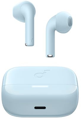 soundcore K20i by Anker, Semi-in-Ear Earbuds, Bluetooth Wireless, 36H Playtime, Fast Charge, Clear Sound, Comfortable Fit, ENC 2-Mic Clear Calls, Custom EQ, IPX5, Bluetooth 5.3, App Control (Renewed)