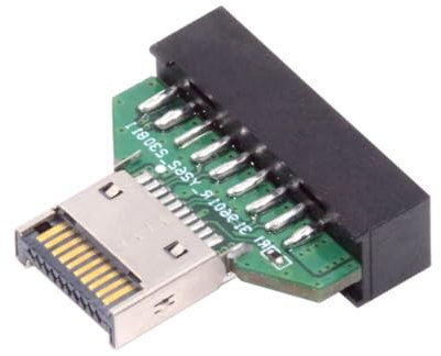chenyang USB 3.2/3.1 Gen 2 tipo E pannello frontale intestazione maschio a USB 3.0 Gen 1 19 pin/20 pin femmina 20 Gbps scheda madre adattatore di prolunga