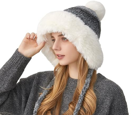 SRZYMJ Wintermütze Herren Damen Schwarz Mütze mit Licht,Outdoor Hüte für Herren Damen,Beleuchtete Mütze Winter Herren Mütze Warme Witzige Geburtstagsgeschenk Mann Camping Gadgets für Angler