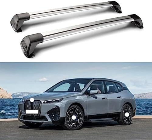 YRCTHEK für BMW IX SUV 2021-2024 Aluminium Dachträger Relingträger,Dachgepäckträger Alu Relingträger 2 Stück