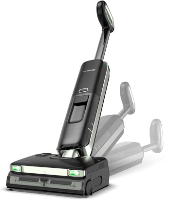 Tineco Floor ONE S7 Master Nass Trockensauger, StreakFree Scraper, FlashDry | 9,9 cm Superflaches 180° Lay-Flat Gehäuse, Leistungsstarke Saugkraft mit 25000Pa, 150°Grüner DustReveal-Scheinwerfer