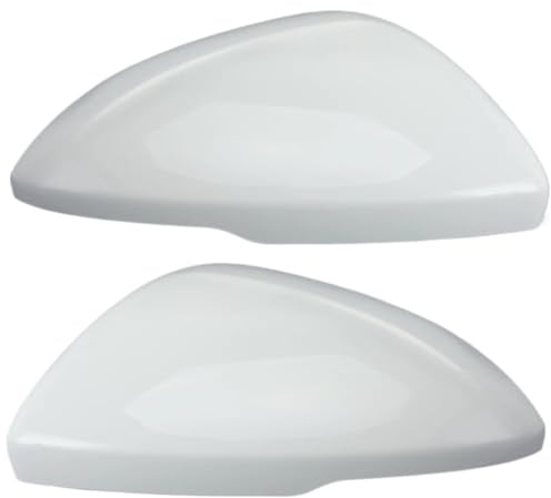 Spiegelkappen Außenspiegel Für Vauxhall Für Astra K Für Insignia B Für Opel Für Astra K 2015-2021 Seitenspiegel-Abdeckkappe Rückspiegel Autozubehör(1 pair White)