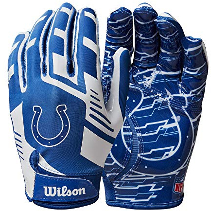 Wilson NFL Stretch Fit Football Gloves – Youth and Adult Sizes