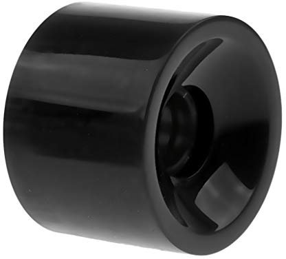 Inzopo 70 mm x 51 mm strapazierfähiges Pro Blank Skateboard PU Rollen Longboard Mini Cruiser Rad - schwarz