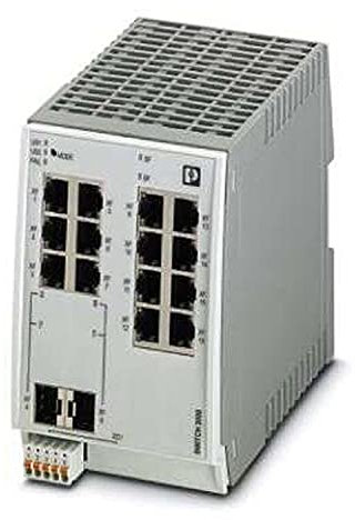 PHOENIX CONTACT FL SWITCH 2314-2SFP PN Industrial Ethernet Switch, 470.000g