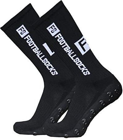 Lixada Fußballsocken Erwachsene Herren Stutzen Stutzenstrumpf,Unisex Outdoor-Sport-Laufsocken Kompressionsstretch-Socken Sportliche Fußball-Fußball-Socken Anti-Rutsch-Socken mit Griffen,1 Paar(39-46)