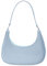 Borse da donna con cerniera a spalla Y2k, borse ascellari borse a tracolla carine borse borse a tracolla tinta unita casual ascellare borsa da donna con manico suforiore, Blu