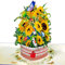 CUTPOPUP Sunflower - Geburtstagskarten für Frauen, Muttertagskarte, Pop-Up-Geburtstagskarte, Geburtstagskarte Frau, 3D-Gruß an Ihre Mutter, Frau, Tochter (Sonnenblume mit rosa Vase) US8FL137