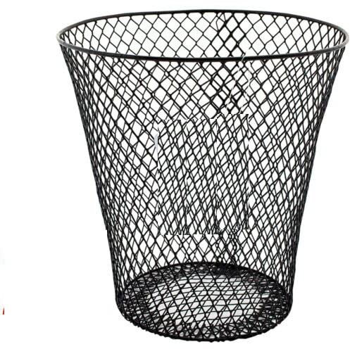 Vison4ever 2Pcs 9inch Wire MESH Waste Basket BIN Paper Rubbish Home Office Kitchen Bedroom