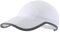 Magracy Unisex Schnell trocknende Sportmütze Sommer Faltbare Laufmütze mit reflektierendem Krempe Outdoor atmungsaktivem Netz-Hut, Weiß
