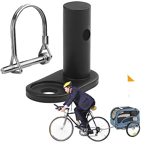 HONGECB Gancio Per Rimorchio Per Bicicletta, Attacco Per Bici Bambini, Gancio Di Traino Per Rimorchio Bici, Gancio Traino Per Bicicletta Ciclismo Carrelli Accessori Per Rimorchio Bici Per Bambini(B)