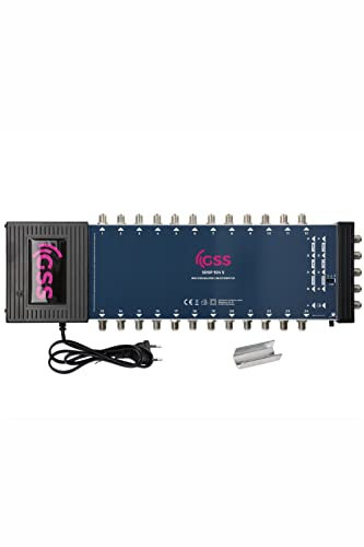 [ Test SEHR GUT *] GSS 9/24 Multischalter für Quattro & Quad LNB, Multiswitch für 2 Satelliten & 24 Teilnehmer (Fernseher, Sat Receiver), 4K Antennenverteiler, für Satellitenschüssel Satanlage