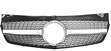 Front Grill Kühlergrill Oberen Stoßstange Haube Vent Mesh Grid Grills Für Mercedes Für Benz W639 Für Viano Für Vito Für 2011-2014 Kühlergrill Einsätze (Farbe : 1)