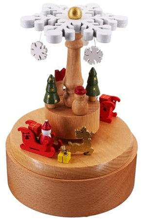 Weihnachtszug Spieluhr mit Uhrwerk, Kreativ für Mädchen Familienurlaub