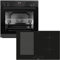 Oranier Backofen Set EBS420 Einbau autark - 9 Funktionen - breites 80 cm Flexx-Induktion KXI480 - Kochfeld mit Slider-Steuerung & Brückenfunktion