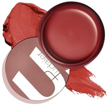Ofanyia Cream Blush Stick, Unique Roating Design Multi-Use Blush Stick for Lip and Cheek Tint, Lightweight Easy to Blend Natural Cream Blusher, Velvet Matte Texture Blush Face Stick (08#)