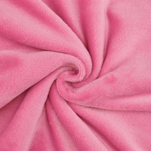 Wellness Fleece Stoff, kuschelig weicher Fleecestoff zum Nähen, pink (Länge am Stück: ab 50cm / Breite: 150cm)