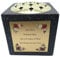 [Custom] Personalised Black Stone Effect Memorial Rose Bowl Grave Marker Flower Pot Vase With Flower Design D3