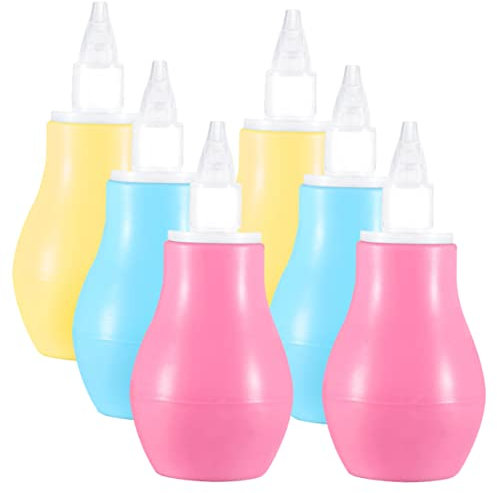 KOMBIUDA 6stücke Nasensauger Für Manuell Neugeborenen Nasen Schleim Sauger Aus Sicherem Für Kleinkinder