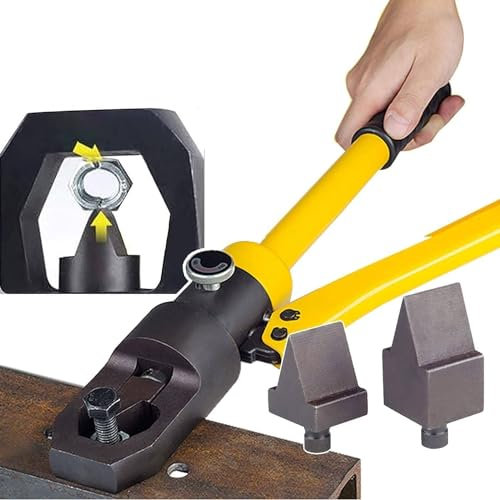 Nut Splitter - Hydraulic Portable Screw Splitter for Removing Rusty, Broken Nuts - Manual Nut Splitter Tool for Damaged Nuts