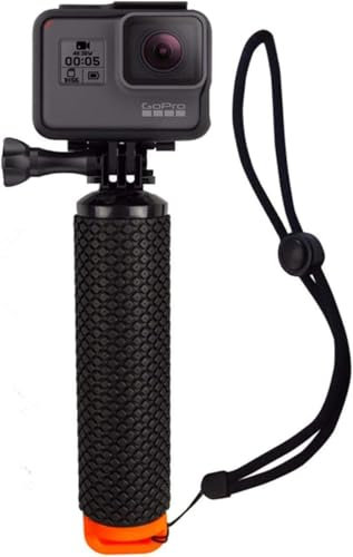 Handler Floating Hand Grip with A Tripod Attachment, Waterproof Mount Water Sport Pole Diving Stick Monopod for GoPro Hero13 12 11 10 9 8 7 AKASO EK7000 DJI Osmo Crosstour Campark Action Cameras