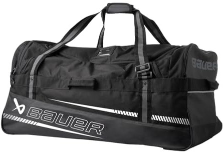 Bauer Hockey Elite Tragetasche '24 (Senior/Large, 88,9 x 50,8 x 45,7 cm, Schwarz/Weiß)