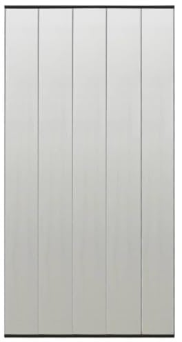 Juroupi Insect Door Screen with Mesh Curtain Black 100x220 cm Polyester,Insect Curtain for Doors,Outdoor Curtains Outside Curtain,Insect Curtain-148710