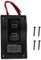 Swiixxer Panel de prueba de bateria doble LED 12-24V Interruptor basculante Voltimetro nautico para barcos 4P NCENDIDO-APAGADO-ENCENDIDO