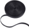 GOMAKERER 10m Garniture en Similicuir Repliable, Sangle en Cuir Noir Pliable 1.5cm Large Cordon en Cuir Plat Bandes en Similicuir PU Ruban de Garniture pour la Fabrication de Bricolage