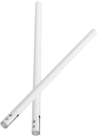 Uonlytech 2 Stück Decken stange Pole einstellbar Deckenventilator Verlängerungsstange Deckenventilator Zubehör Downrod-Verlängerung für Deckenventilator Lüfterstangenverlängerung