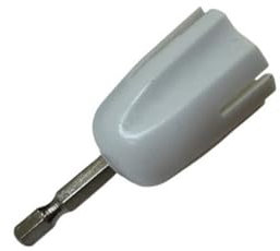 Guitar String Winder, Drill Bit Peg Puller Tool for Electric Guitar, Bass, Ukulele (White)