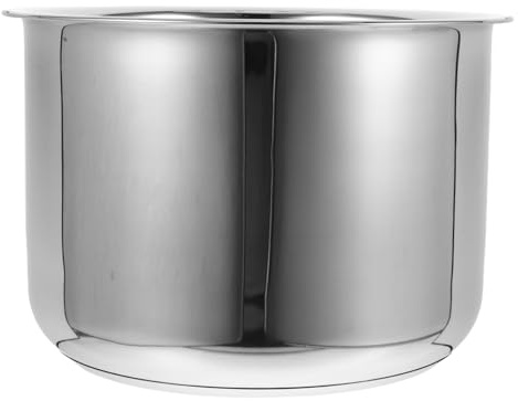 Abaodam Reemplazo Inoxidable Arrocera de Olla para OL Interior de 6 L Acero | Piezas de Repuesto para Olla Arrocera, Cubeta de Acero Inoxidable, Plata