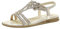 Tacchi Taglia 8 Rosa Donna Strass Decor Slingback Sandali Elastico Caviglia Cinturino Casual Boemia Spiaggia Scarpe Da Calcio Ragazzo Professionale, oro, 37 EU