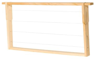 40x Zander Rähmchen Hoffmann-Seiten aus LINDEN fertig montiert waagerechte Drahtung, Europa- Qualität, mit Edelstahldraht und Messingösen, geleimt und getackert 477 x 220 mm