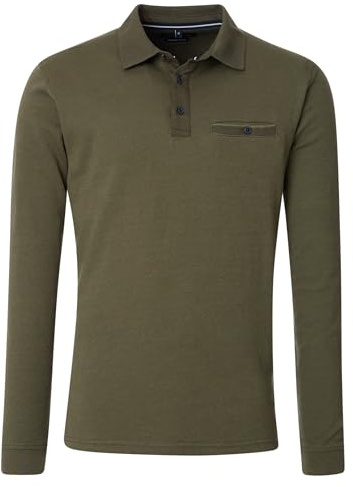 CASAMODA Polo-Shirt Langarm gestreift