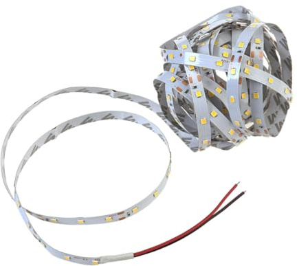 SHINEOFI Led Lichtband 12v 5m Warmweiß 300 Smd 2835 Leds Flexibles Selbstklebendes Für Küche Wohnzimmer Weihnachts Und Partydekoration
