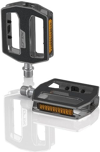 XLC Unisex – Erwachsene Plattformpedal-2501812921 Plattformpedal, Titan, One Size
