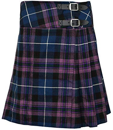 SHYNE KILTS U.K Donna Lunghezza al Ginocchio Gonna Gonnellino Kilt 20 Lunghezza Scozzese Pieghe Kilt - Pride of Scozia - Viola, 6
