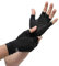 Benrise Gaming Gloves Silicone Grip Anti-Slip Anti-Sweat Stoma Breathable Design Perfect Comfortable Fitting,Anti Arthritis Fingerless Copper Compression Therapy Gloves(L)