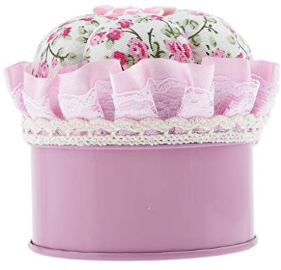 Daily Mall Tischnadelkissen Nadelkissen Kürbis Stecknadel Kissen Nadeln Speicher mit 7,3x8 cm Nähkästchen - Rosa