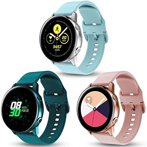 kitway Galaxy Watch Avtive Armband, 20mm Universal Uhrenarmband Kompatibel mit Samsung Galaxy Watch Active/Active 2 40mm/44mm Armband/Galaxy Watch 4 40 44mm / Galaxy Watch 4 Classic 42mm 46mm