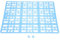 Tapis de cage pour lapin Tapis de pied pour animaux de compagnie Tapis de nid pour animaux de compagnie durables Tapis de trou pour cage de petit animal pour lapin Cochon d'Inde Hamster Rats(Bleu)