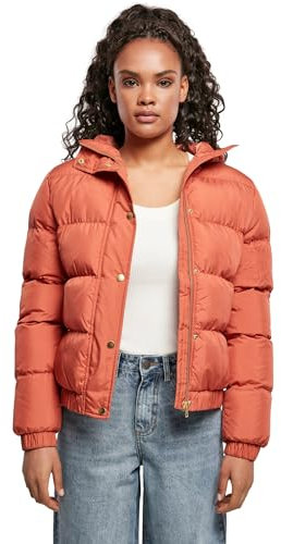 Urban Classics Giacca da donna con cappuccio, Giacca, Rosso, L