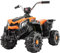 Actionbikes Motors Kinder Quad Elektro Bumblequad | Elektroauto - Kinderquad - Kinderauto elektrisch - Elektrofahrzeuge - Quad bis 3 km/h - Elektrofahrzeug - Elektro Auto für Kinder ab 1 Jahr (Orange)