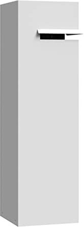 Briefkasten, Design Standbriefkasten Corrus aus Aluminium in Weiß - Bravios