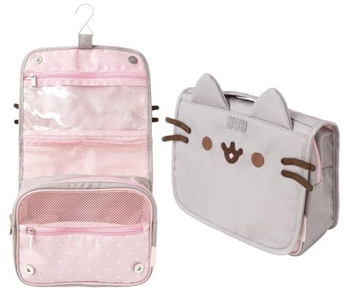 Grupo Erik Kosmetiktasche Klein Pusheen - Vielfältige Kulturtasche Damen - Wasserdichter Kulturbeutel Herren - Praktische Waschtasche