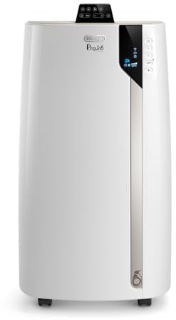 De'Longhi Pinguino PACEX130CST Smart Portable 13,000 BTU Portable Air Conditioner, WiFi App & Alexa Voice Control, 3 in 1 Air Conditioning Unit, Rooms up to 120m³, Window Kit, A Energy Efficiency
